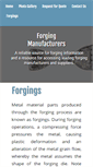 Mobile Screenshot of forgings.bz
